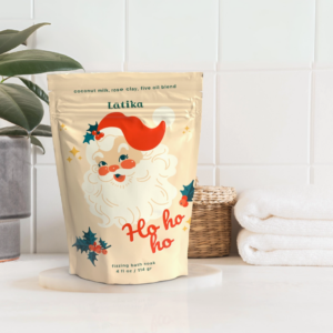 christmas santa fizzing bath soak